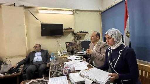 في إطار حرص الإدارة على متابعة سير العمل والإرتقاء بمستوى الخدمات الصحية المقدمة للمواطنين.