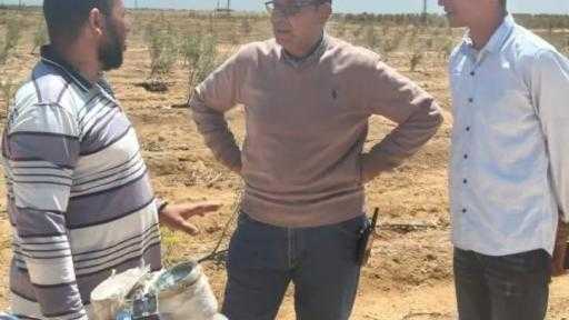 رئيس المركز : استمرار الجولات الميدانية لتقنين اراضى املاك الدولة ببنى مزار