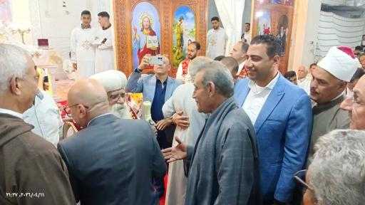 رئيس مدينه مطاي يقدم التهنئة للأقباط بمناسبة عيد القيامه، وينيب رؤساء القرى لتهنئه الاقباط بالقري.