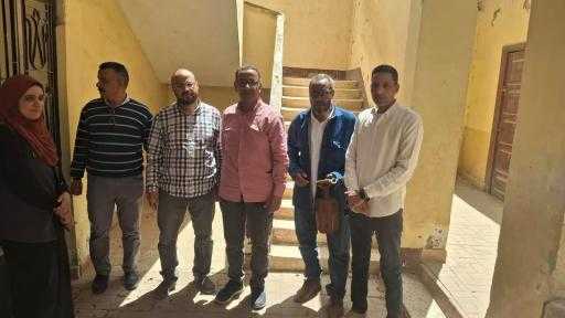 اختيار مكان لنقل الوحدة الصحية بصندفا تمهيدا لبدء الاحلال والتجديد  المنيا حسن الجلاد