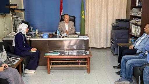 بنى مزار : إجتماع مدير الإدارة الصحية مع رؤساء الأقسام الإدارية.