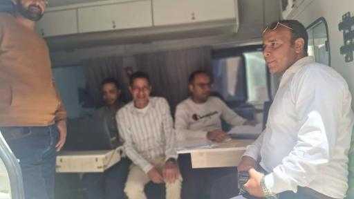 رئيس المركز : استمرار حملات متابعة ترخيص المحال العامة واعلانات المحال التجارية بالمدينة