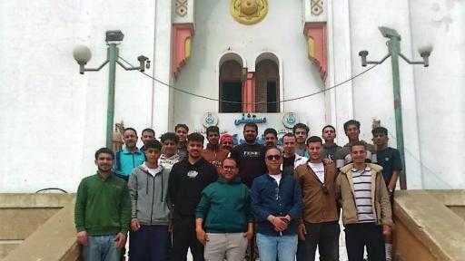 مستشفى مغاغة العام يستقبل أبطال كرة القدم للصم والبكم - المنيا : حسن الجلاد