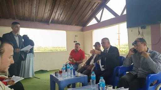 الحماية القانونية - ملف الأجور - تكافؤ الفرص ابرز محاور لقاء حلبى وفتج الباب بمدرسى الحصة .