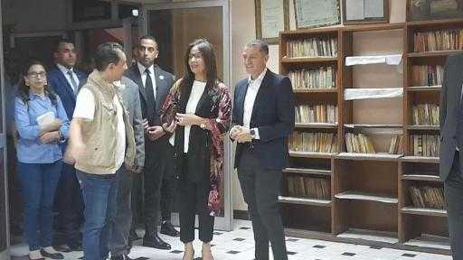 وزيرة الثقافة ومحافظ أسوان يتفقدان قصر ثقافة العقاد.. والدكتورة جيهان زكى توجه بوضعه على الخريطة السياحية والثقافية بالمحافظة