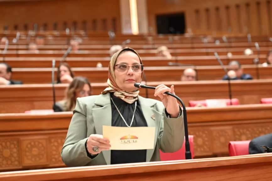 النائبة نجلاء العسيلي، عضو مجلس النواب 