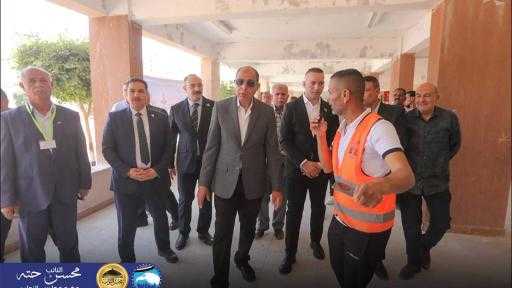 برفقه اللواء/ عماد كدواني محافظ المنيا ..  تفقد أعمال مبادرة ( الرحلة بدأت من هنا ) لتطوير وتجميل و أعمال صيانة ودهانات وزراعة أشجار بالمدارس
