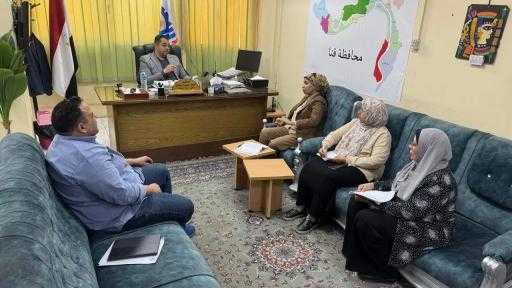 وكيل صحة قنا يعقد إجتماعاً لمراجعة خدمات المبادرات الرئاسية وعيادات نفقة الدولة بالوحدات الصحية وتحسين الآداء.