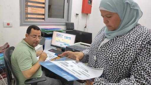 اكرام محمود تتفقد المركز التكنولوجى والادارة الهندسية لمتابعة ملفات التصالح ببنى مزار - المنيا : حسن الجلاد