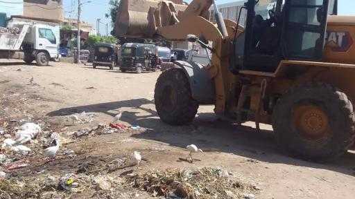 لرفع كفاءة منظومه النظافه حملات نظافه مكثفه بقري مركز مطاى  متابعه حمله النظافه بقطاع منبال .