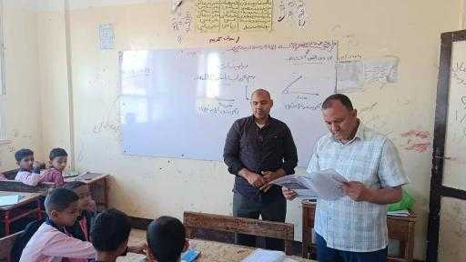 وائل أبو عيطة : يواصل جولاته لضبط العملية التعليمية ببنى مزار - المنيا حسن الجلاد