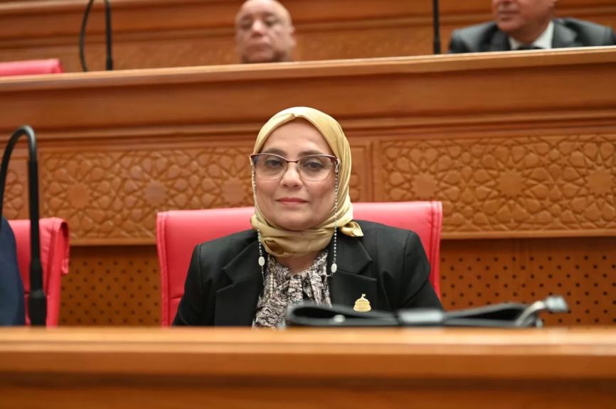  النائبة نجلاء العسيلي عضو مجلس النواب 