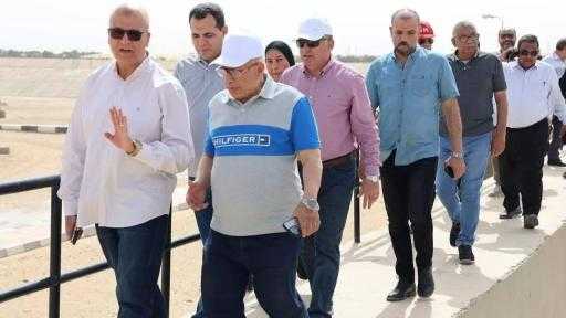 نائب وزيرة الإسكان يتفقد مشروع محطة معالجة صرف صحي المنيا - المنيا : حسن الجلاد