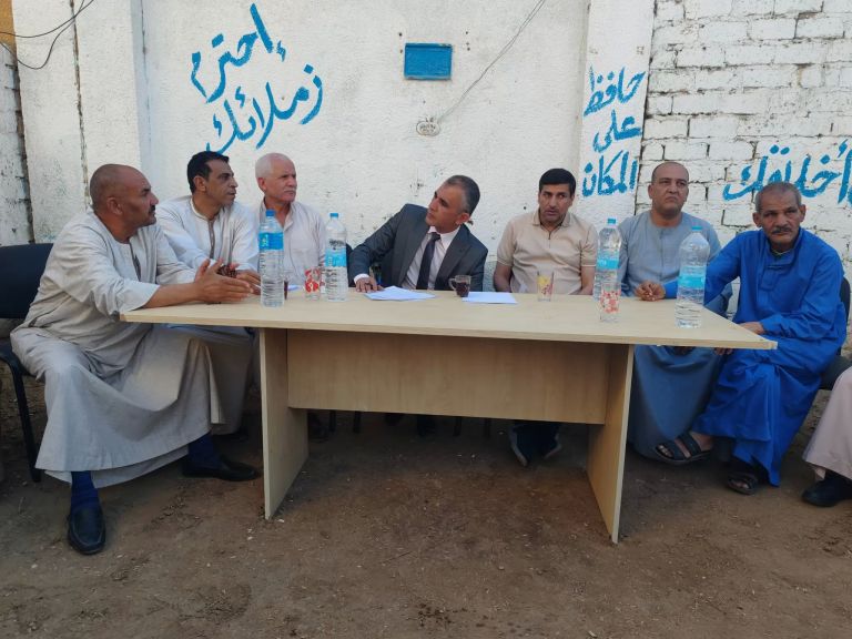 الدكتور حمادة حلبى وعدد من وجهاء بردونة الاشراف