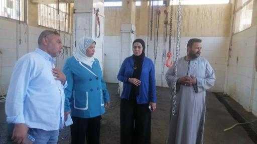”استعداداً لإستقبال عيد الاضحى المبارك” رئيس المركز فى جولة تفقدية للمجازر