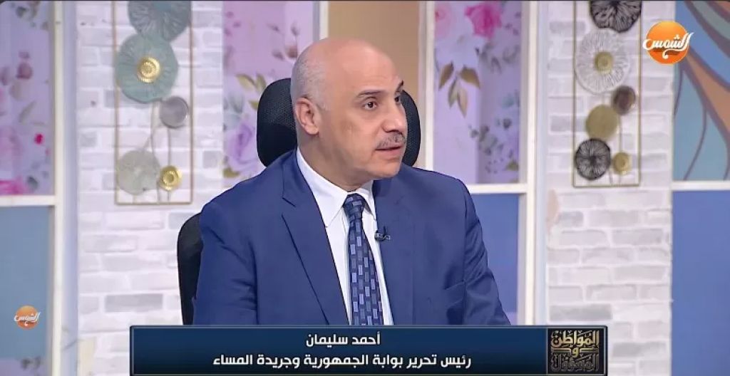 الكاتب الصحفي أحمد سليمان