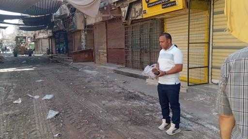 رئيس المركز: رفع كفاءة الطرق بشارعى بورسعيد والجمهورية - المنيا : حسن الجلاد