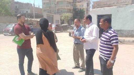 رئيس المركز : لجنة لمتابعة مشروعات الخطة الاستثمارية الجديدة ببنى مزار - المنيا : حسن الجلاد
