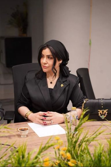 الدكتورة ريم القطان، عضو الهيئة العليا ورئيس لجنة الاتصال السياسي بحزب الوعي