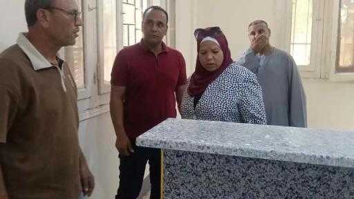 رئيس المركز تتابع الأعمال الإنشائية للمراكز التكنولوجية بالقرى