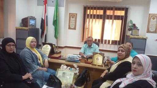 تعليم بني مزار : برعاية وائل عيطة اجتماع هام لمناقشة فلسفة الدمج _ المنيا : حسن الجلاد