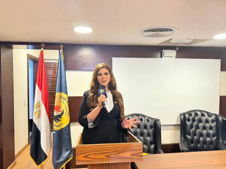  الدكتورة غادة البدوي، أمين أمانة التدريب والتثقيف بحزب حماة الوطن