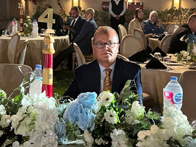 خالد صبري، رئيس شعبة خدمات النقل الدولي