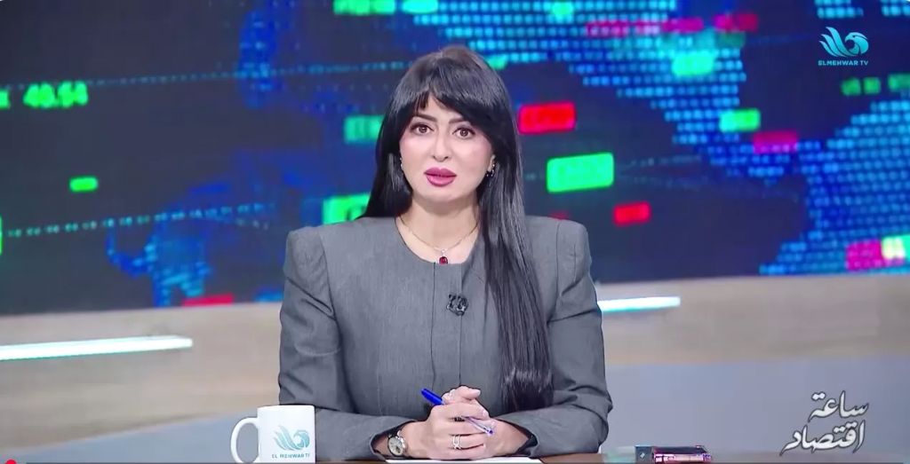 الإعلامية أمل سعد، مقدمة برنامج "ساعة اقتصاد"