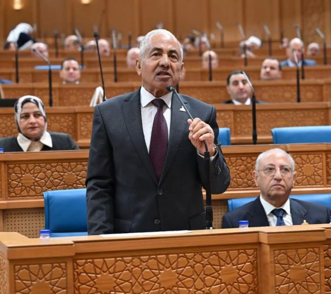 اللواء أ. ح. أحمد العوضي، وكيل أول مجلس الشيوخ، والنائب الأول لرئيس حزب حماة الوطن